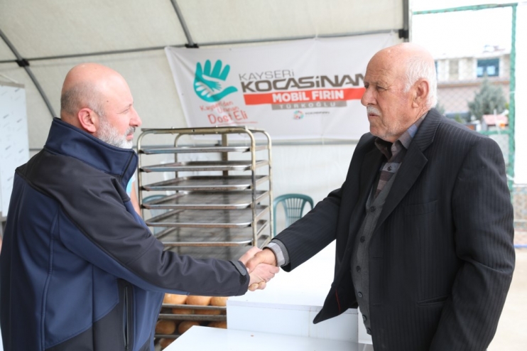 BAŞKAN ÇOLAKBAYRAKDAR’A MOBİL FIRIN TEŞEKKÜRÜ
