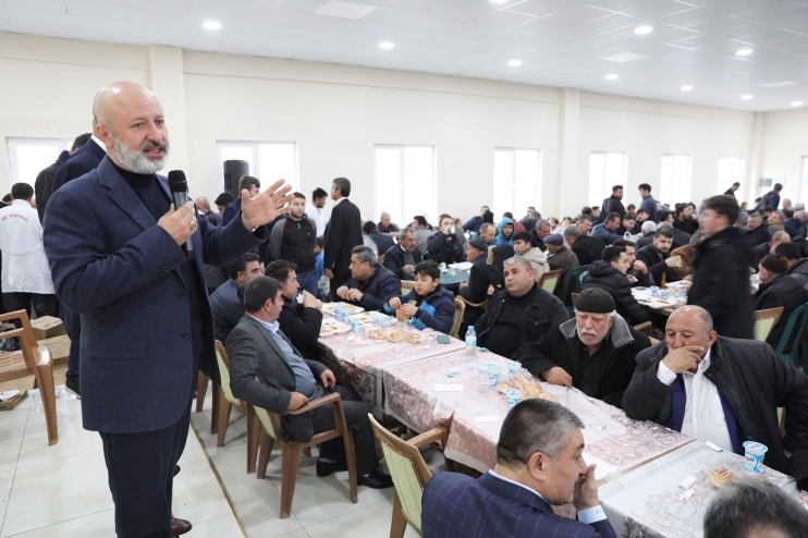 BAŞKAN ÇOLAKBAYRAKDAR, ŞÜKÜR SOFRASINDA VATANDAŞLARLA BİR ARAYA GELDİ