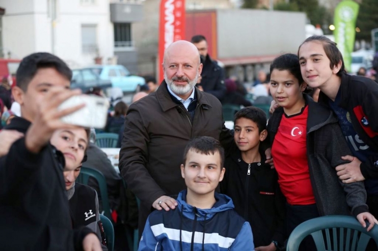 KOCASİNAN’NIN İFTARINA, 4 BİN 500 KİŞİ KATILDI