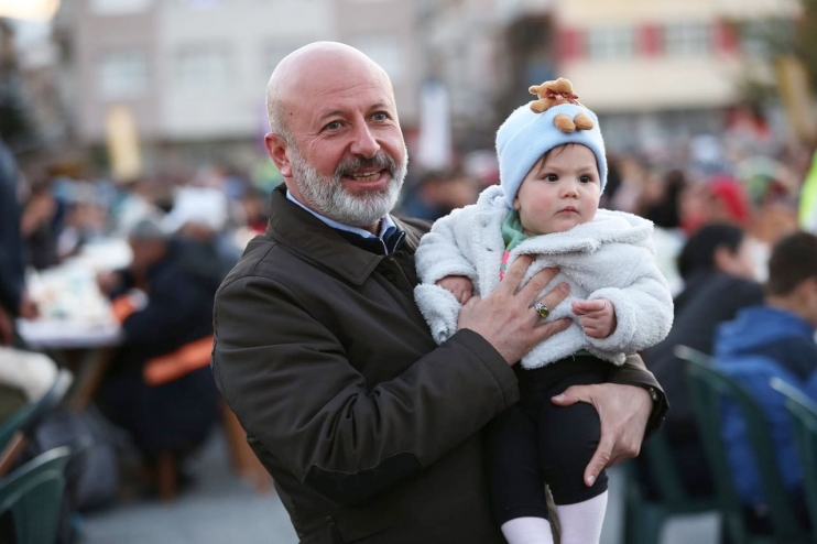 KOCASİNAN’NIN İFTARINA, 4 BİN 500 KİŞİ KATILDI