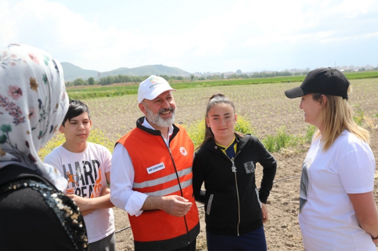 BAŞKAN ÇOLAKBAYRAKDAR; “KOCASİNAN, ŞEHRİN MERKEZİNDE TARIMSAL ÜRETİMLE TÜRKİYE’YE ÖRNEK OLACAK”