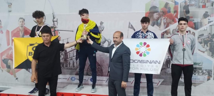 KOCASİNAN BELEDİYESPOR KULÜBÜ SPORCUSU MEHMET ALİ, TÜRKİYE ÜÇÜNCÜSÜ OLDU