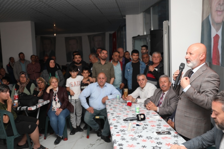 BAŞKAN ÇOLAKBAYRAKDAR, HER GÜN FARKLI MAHALLEDE VATANDAŞLARLA BULUŞUYOR