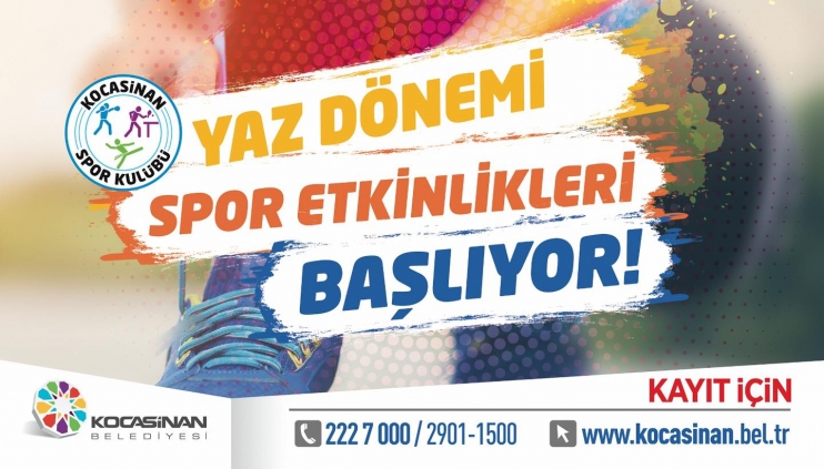 KOCASİNAN BELEDİYESİ’NDEN ÖĞRENCİLER İÇİN DOLU DOLU YAZ PROGRAMI