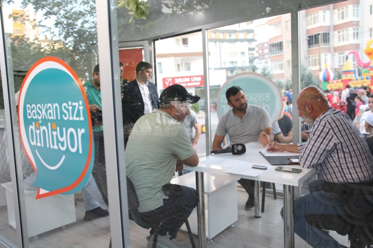 BAŞKAN ÇOLAKBAYRAKDAR; “HER ZAMAN OLDUĞU GİBİ VATANDAŞLARIMIZLA İÇ İÇEYİZ”