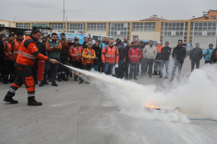 KOCASİNAN’DA YANGIN TATBİKATI GERÇEĞİ ARATMADI