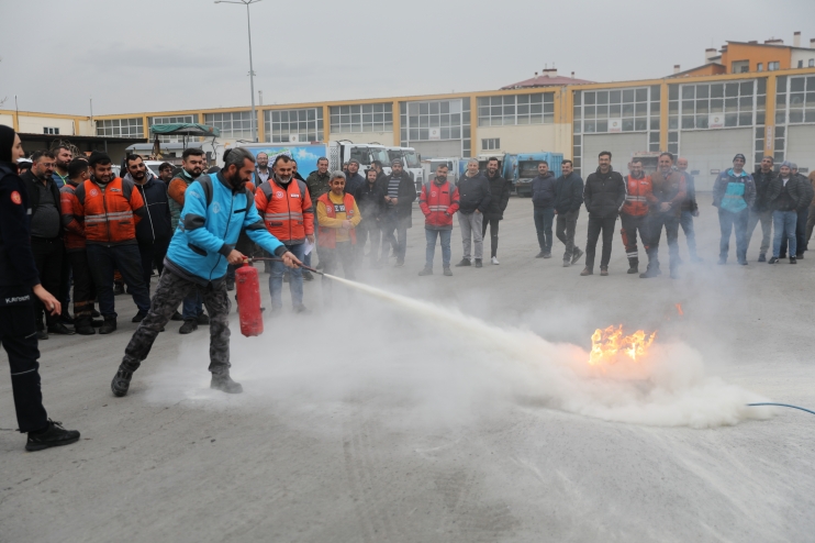 KOCASİNAN’DA YANGIN TATBİKATI GERÇEĞİ ARATMADI