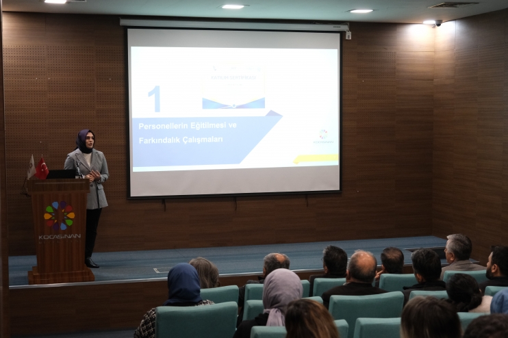 KOCASİNAN BELEDİYESİ ÇALIŞANLARINA KVKK EĞİTİMİ VERİLDİ