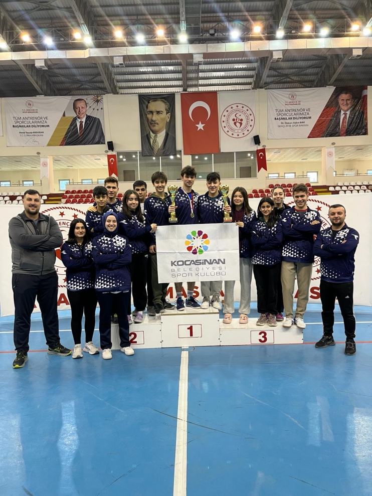 KOCASİNAN, 100. YIL GENÇLER TÜRKİYE ŞAMPİYONASI’NA ADINI ALTIN HARFLERLE YAZDIRDI