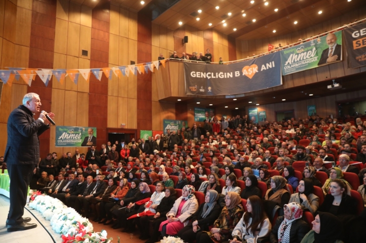 BAŞKAN ÇOLAKBAYRAKDAR, “GELECEĞE TAŞIYACAK PROJELERİMİZLE, KOCASİNAN’A ÇAĞ ATLATACAĞIZ”