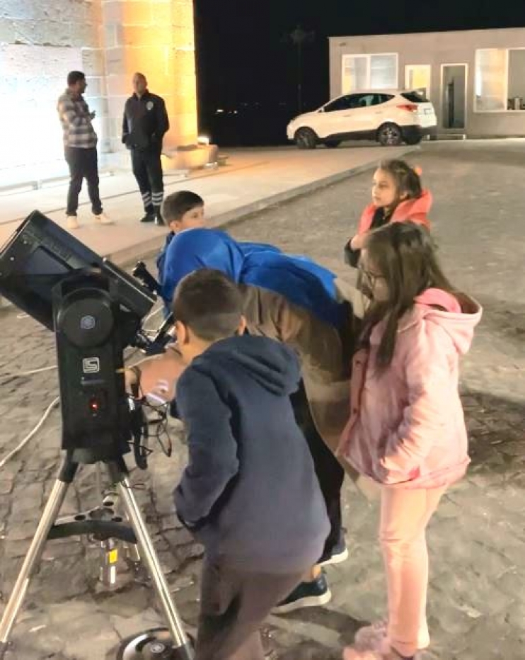 KAYSERİLİLER,  GÖK GÖZLEM EVİ İLE UZAYIN DERİNLİKLERİNE YOLCULUK YAPTI