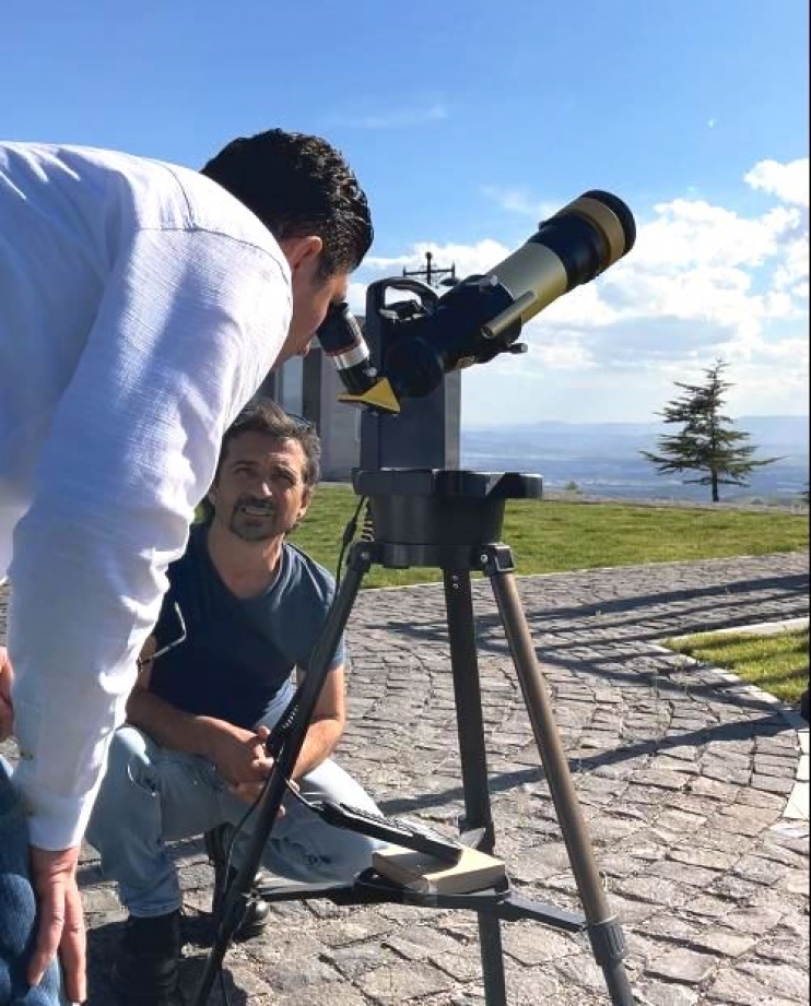 KAYSERİLİLER,  GÖK GÖZLEM EVİ İLE UZAYIN DERİNLİKLERİNE YOLCULUK YAPTI