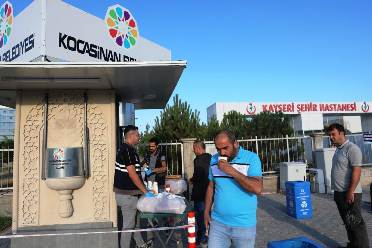 KOCASİNAN, İKRAM ÇEŞMESİYLE KAYSERİLİLERİN GÖNÜLLERİNİ FETHEDİYOR