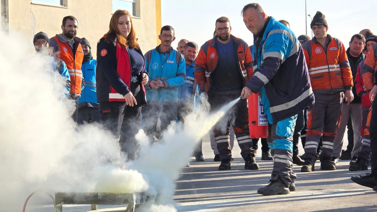 KOCASİNAN’DA YANGIN TATBİKATI GERÇEĞİ ARATMADI