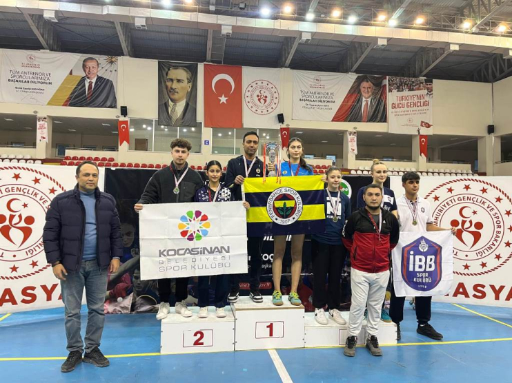 KOCASİNAN’IN GURURU MİLLİ SPORCULARI, TÜRKİYE ŞAMPİYONASI’NDA İKİNCİ OLDU