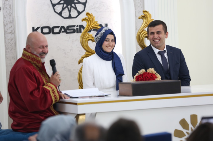 KOCASİNAN, 2024 YILINDA 2 BİN 764 MUTLU EVLİLİĞİN TEMELİNİ ATTI
