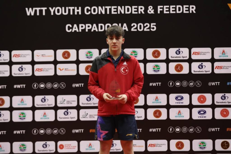 KOCASİNAN BELEDİYESİ, WTT YOUTH CONTENDER TURNUVASINDA BÜYÜK BAŞARIYA İMZA ATTI