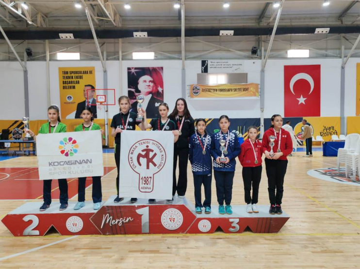 KOCASİNAN, MASA TENİSİ ARENASINDA BİR KEZ DAHA ŞAMPİYON