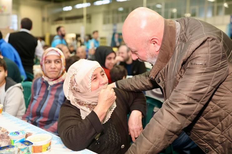 KOCASİNAN’NIN İFTARINA, 2 BİN 500 KİŞİ KATILDI