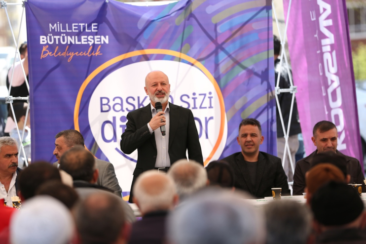 BAŞKAN ÇOLAKBAYRAKDAR: “HER ZAMAN OLDUĞU GİBİ VATANDAŞLARIMIZLA İÇ İÇEYİZ”