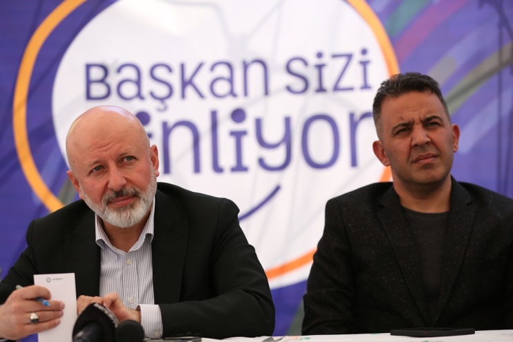 BAŞKAN ÇOLAKBAYRAKDAR: “HER ZAMAN OLDUĞU GİBİ VATANDAŞLARIMIZLA İÇ İÇEYİZ”