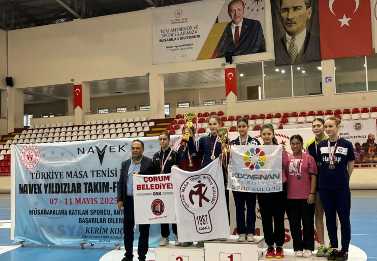 KOCASİNAN SPORCULARI HEM YILDIZLARDA HEM DE ÇİFTLERDE TÜRKİYE ŞAMPİYONU