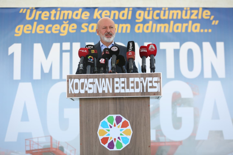 BAŞKAN ÇOLAKBAYRAKDAR, “KAYSERİ’DE TEK, TÜRKİYE’DE SAYILI AGREGA İLE 80 MİLYON TL TASARRUF SAĞLADIK”