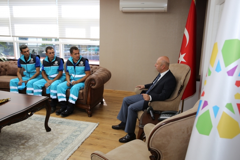 KOCASİNAN’A GELEN TEŞEKKÜR MESAJI İŞÇİLERE ÖDÜL GETİRDİ