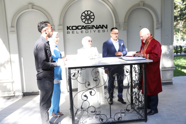 AİLE YILI KOCASİNAN’DA MUTLULUKLA TAÇLANDI: 2 BİN 638 ÇİFT EVLENDİ