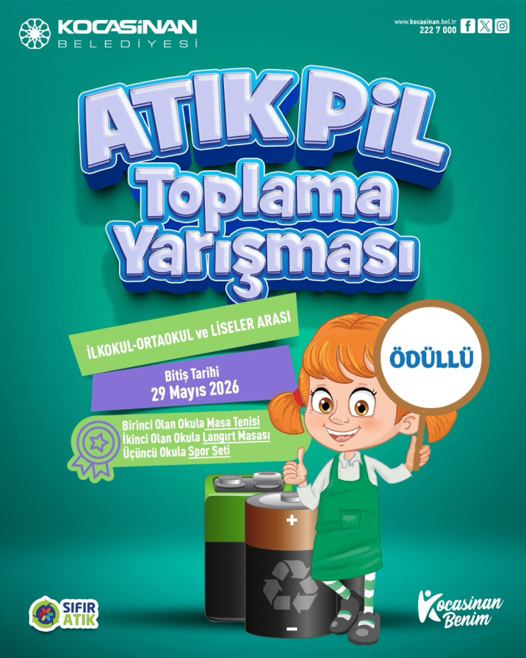 BAŞKAN ÇOLAKBAYRAKDAR: “ÇEVREYE DUYARLI NESİLLER, GÜÇLÜ YARINLARIN TEMİNATIDIR”