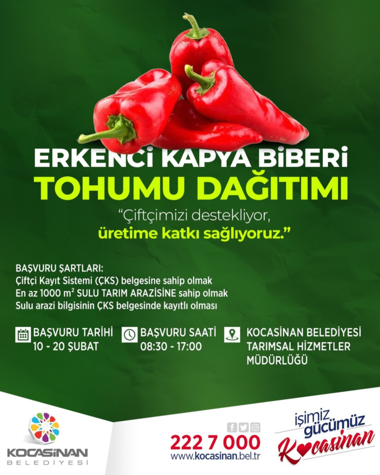 BAŞKAN ÇOLAKBAYRAKDAR: “TOPRAĞIMIZA BEREKET, ÇİFTÇİMİZE YENİ KAZANÇ KAPISI AÇIYORUZ”