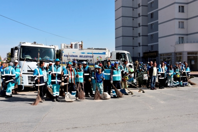 DAHA SAĞLIKLI ÇEVRE İÇİN KOCASİNAN DA TEMİZLİK SEFERBERLİĞİ