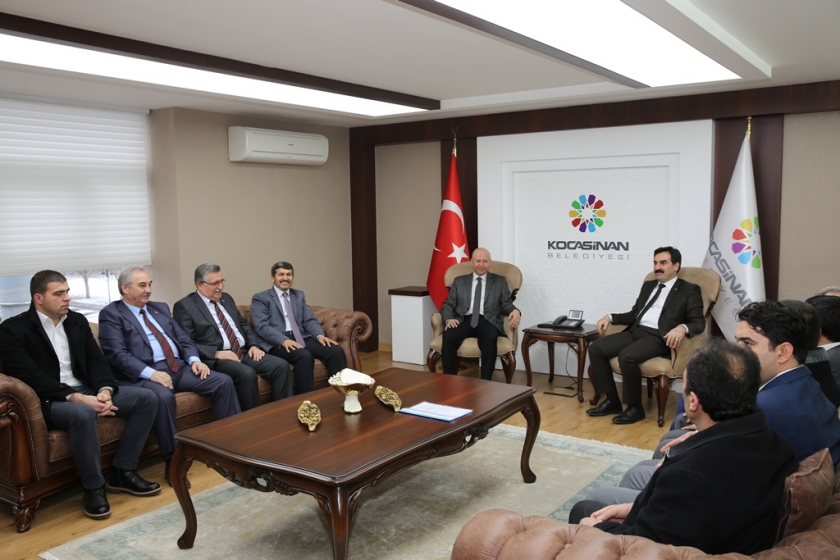 ÖRNEK BELEDİYE KOCASİNAN’A, SİVAS BELEDİYELERİNDEN ZİYARET