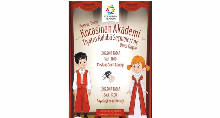KOCASİNAN AKADEMİ TİYATRO KULÜBÜ KURULDU