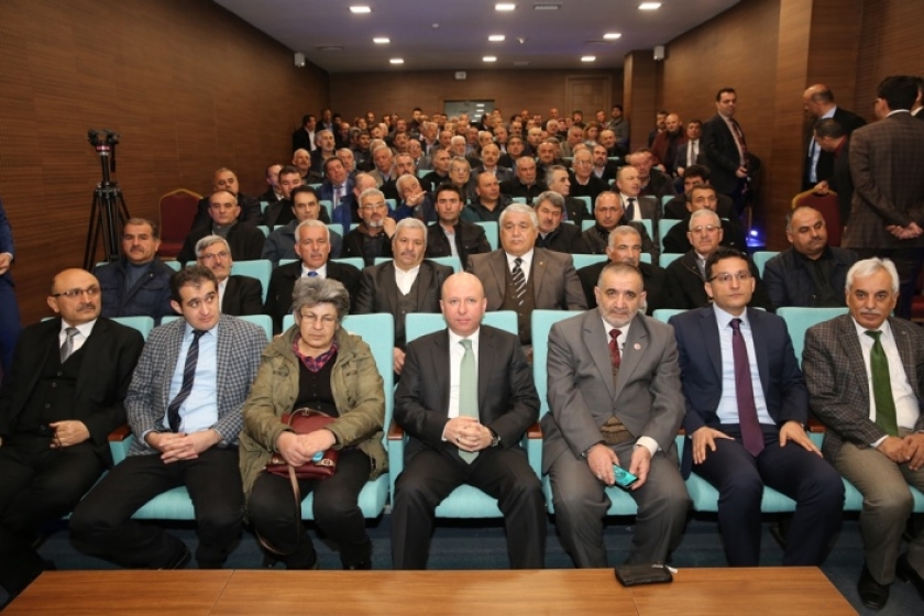 BAŞKAN ÇOLAKBAYRAKDAR MUHTARLARA 2017 PROJELERİNİ ANLATTI